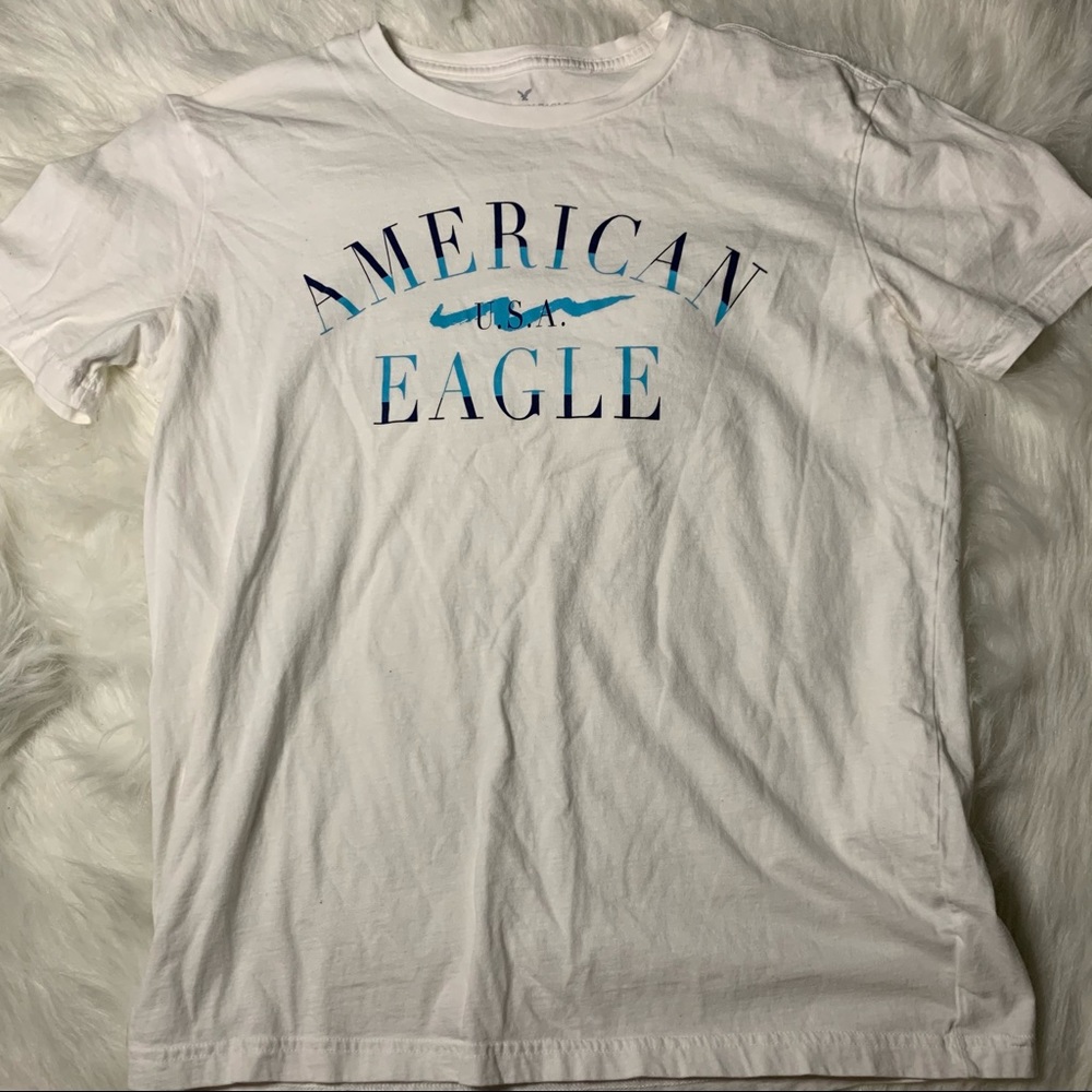 White American Eagle Men’s Tee